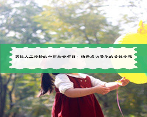 男性人工授精的全面檢查項目:確保成功受孕的關鍵步驟